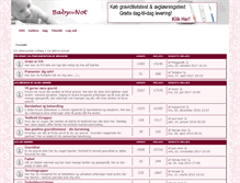 Tablet Screenshot of forum.babyornot.dk